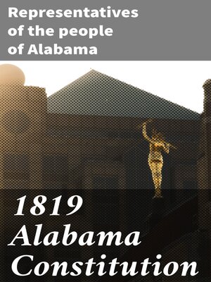 cover image of 1819 Alabama Constitution